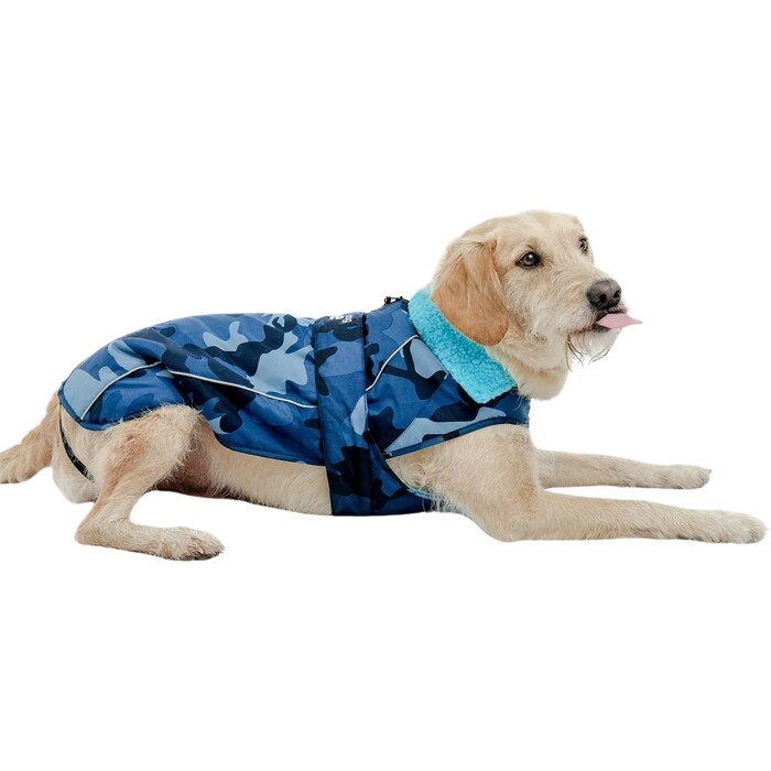 2024 Dryrobe Dog Robe V3-DR-BL-CAM-B - Blue Camo